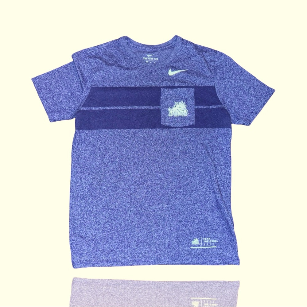 NIKE: TCU Horned Frogs Pocket T-Shirt: Adult Unisex Medium: GUC: NCAA